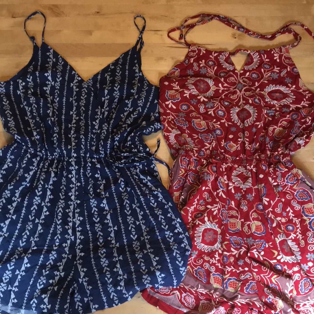 Brand new never worn romper bundle!